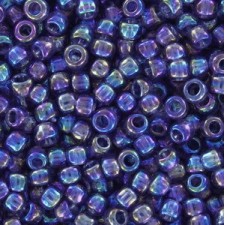 Toho seed beads 8/0 round Transparent-Rainbow Sugar Plum - TR-08-166D
